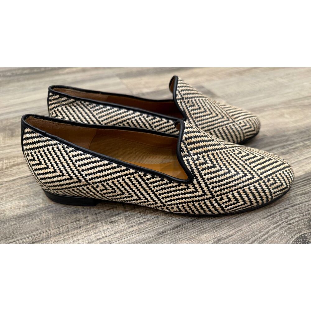 Jon Josef Women's Gatsby Loafer Woven Slip On Flats Shoe Size 7M Made in Spain